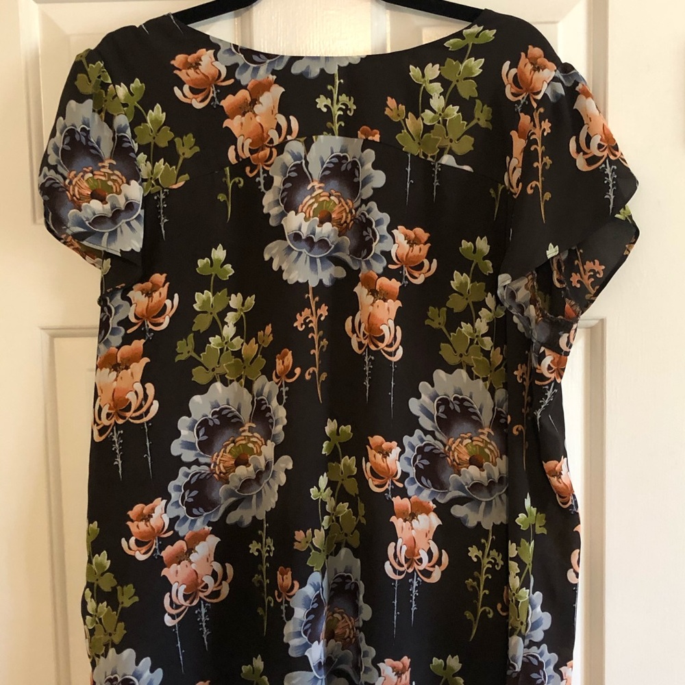 Loft Floral short sleeved top